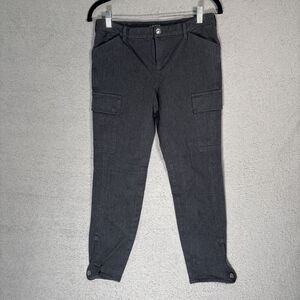 Lauren Ralph Lauren Pants Women’s Size 4P Gray Crop Utility Cargo Pants Heritage